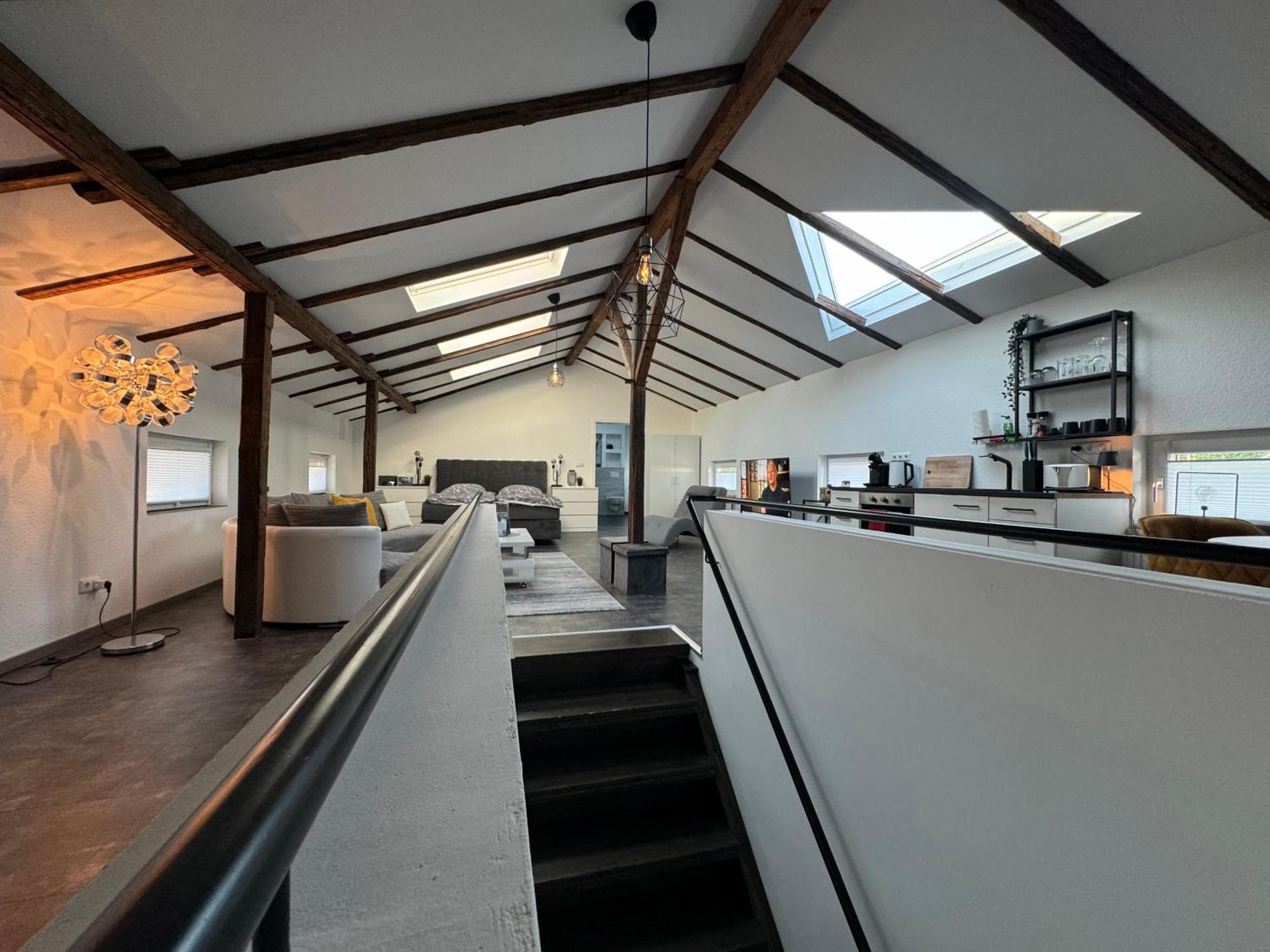 Gleis 13 - The Loft Im Ehemaligen Lokschuppen Apartment Bueckeburg Exterior photo